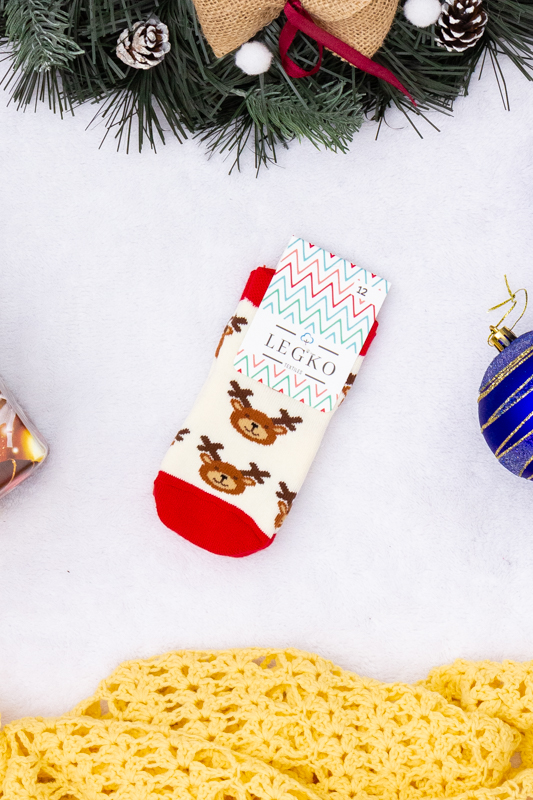 Шкарпетки дитячі "Новорічні" (зима)